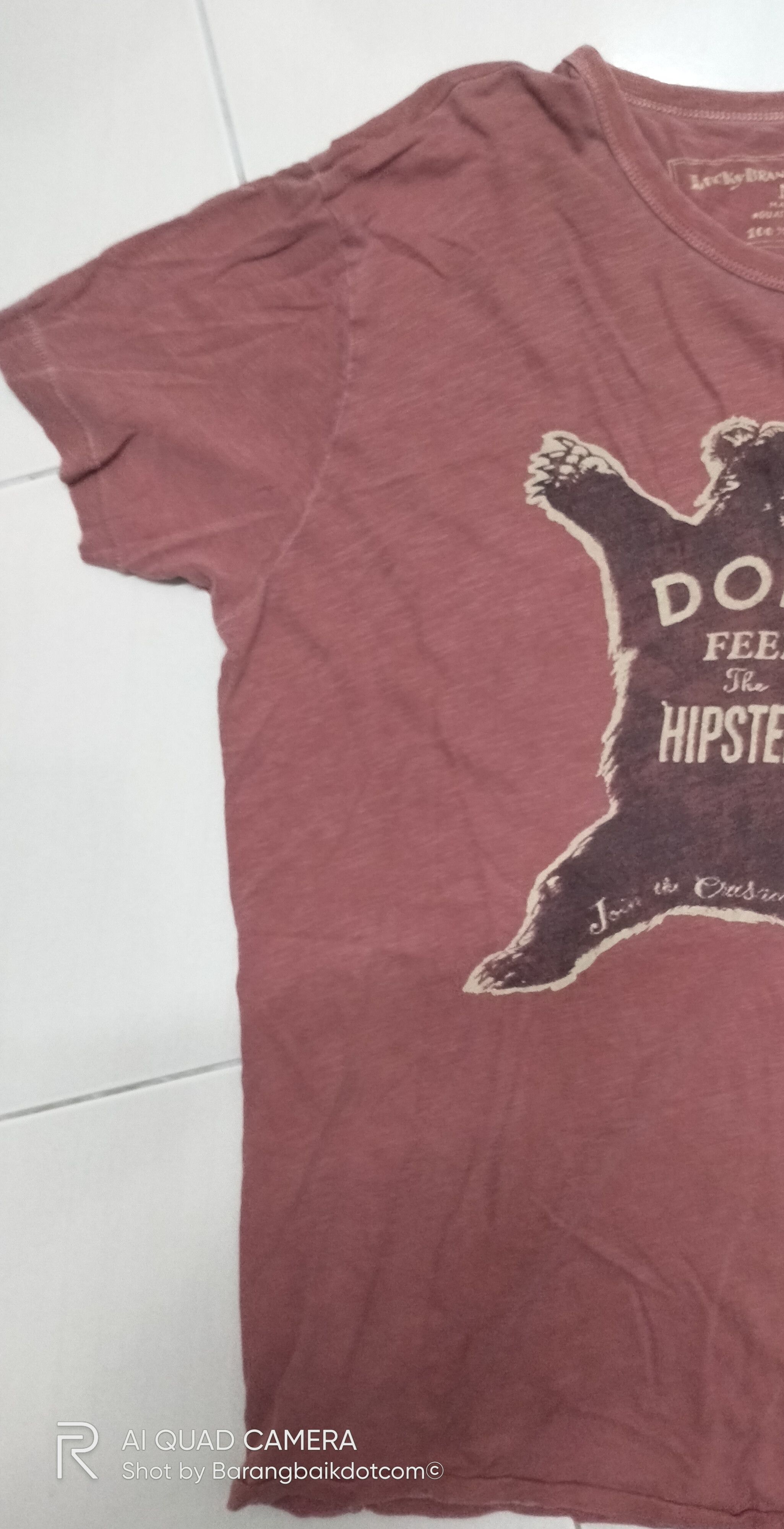Lucky Brand Don't Feed The Hipster T-shirt Size US M / EU 48-50 / 2 - 2 Thumbnail
