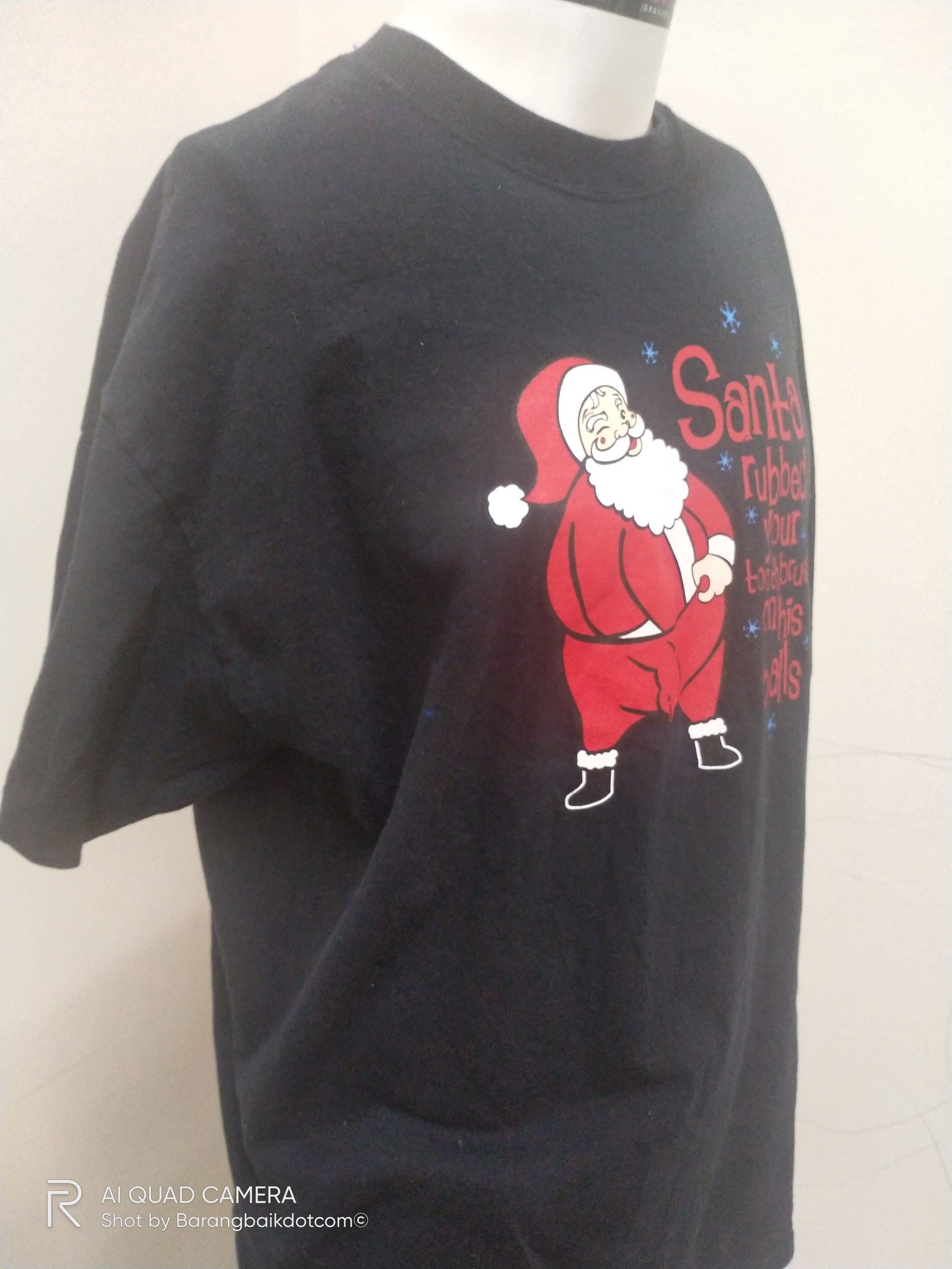 Vintage Parody Santa Claus tee Size US XL / EU 56 / 4 - 3 Thumbnail