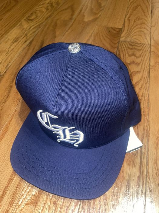 Chrome Hearts Chrome Hearts Navy Blue Yankee BaseBall Hat | Grailed