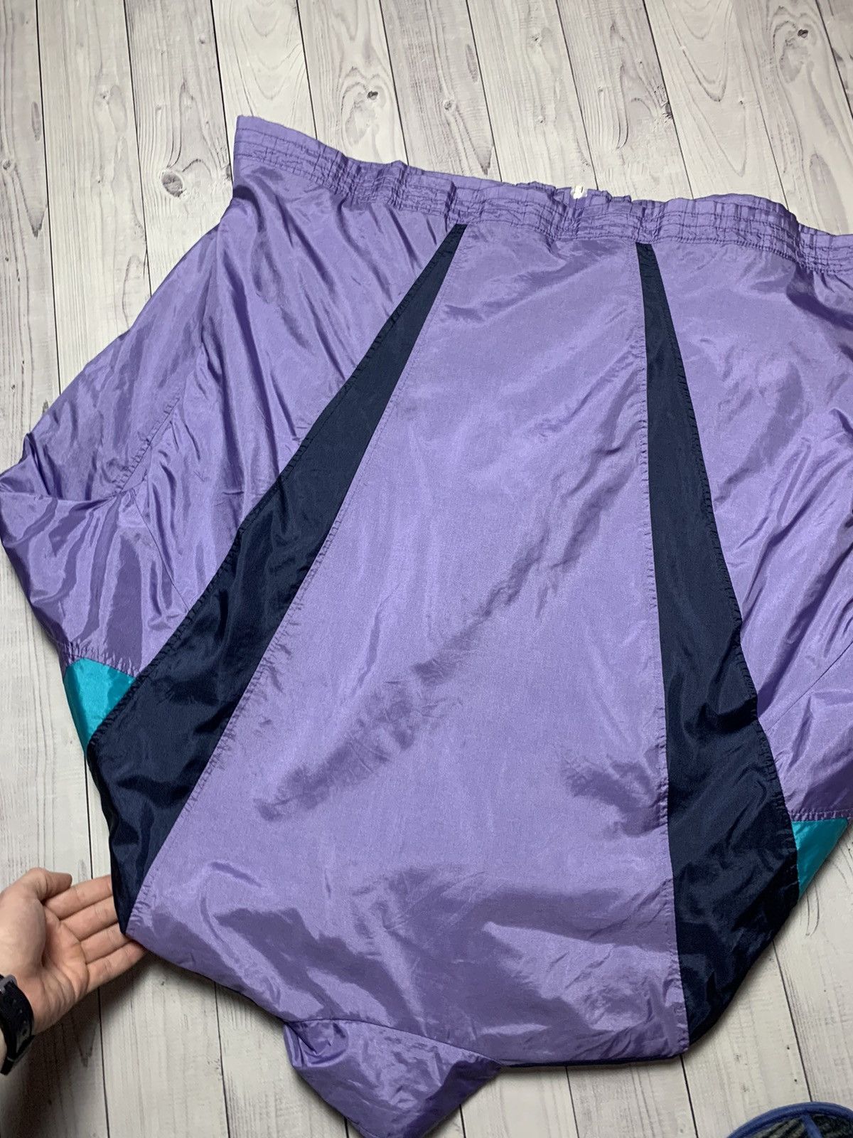 Adidas × Vintage Vintage Adidas track jacket size XL purple nylon Size US XL / EU 56 / 4 - 8 Thumbnail