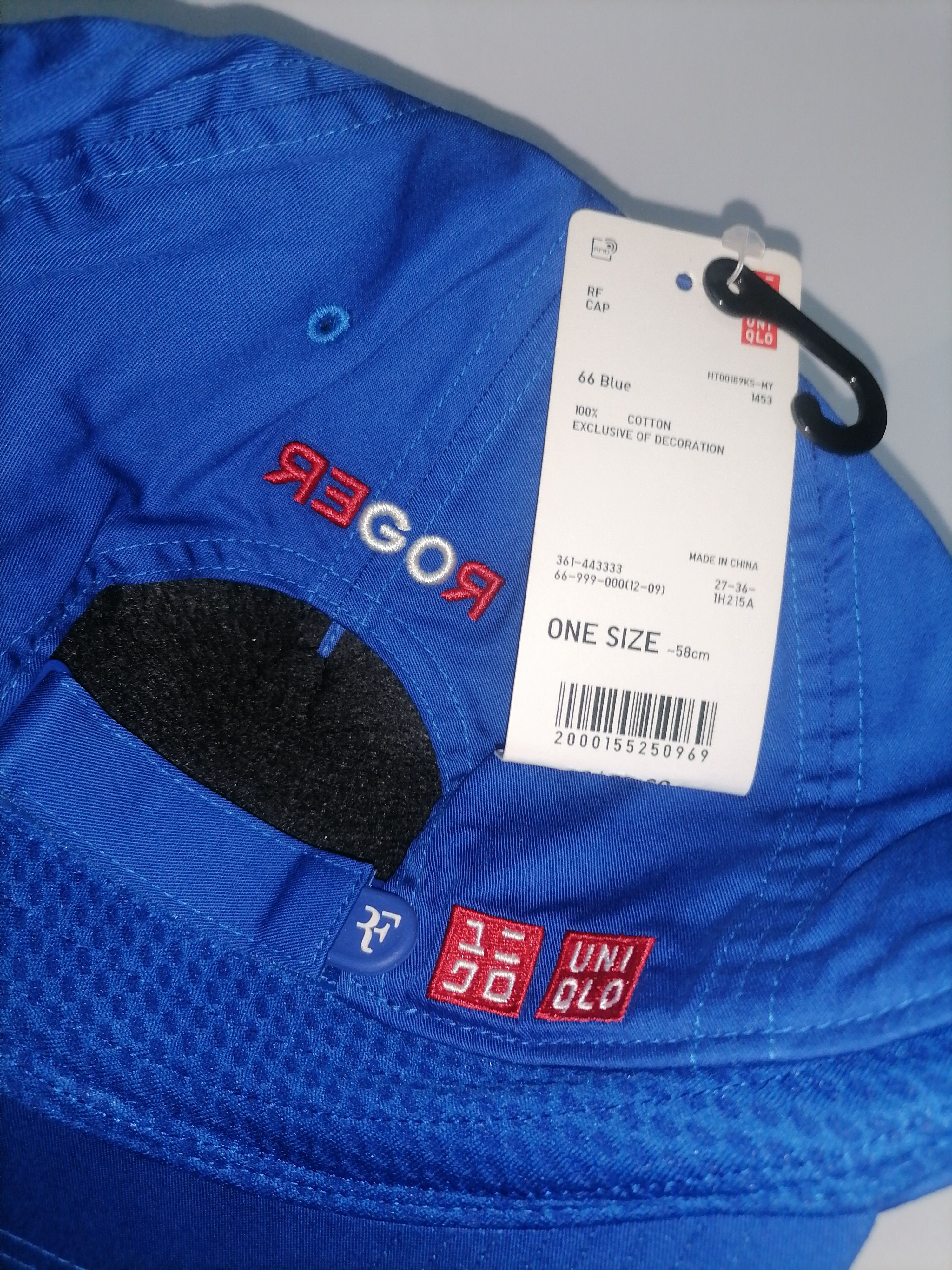 Uniqlo Rare Uniqlo x Rojer Federer RF Cap Size ONE SIZE - 3 Thumbnail