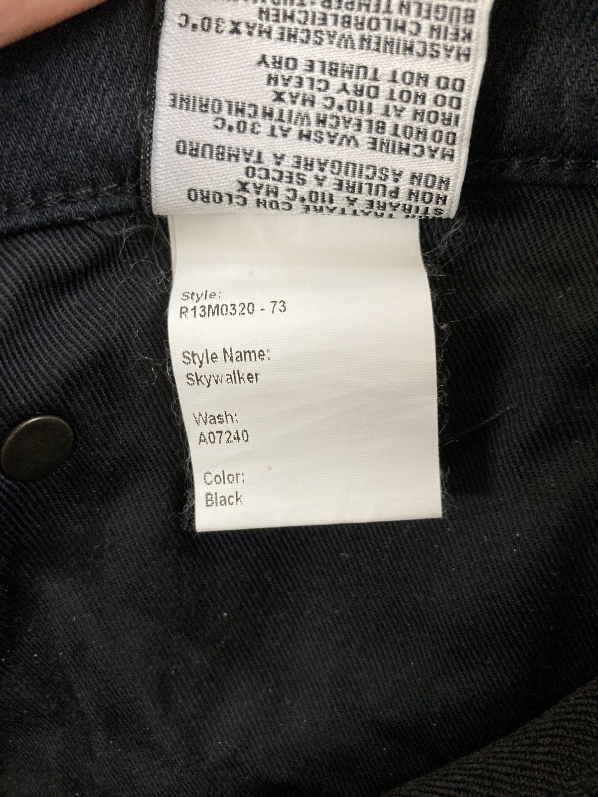 R13 R13 Skywalker Skinny Jeans Size US 30 / EU 46 - 6 Thumbnail