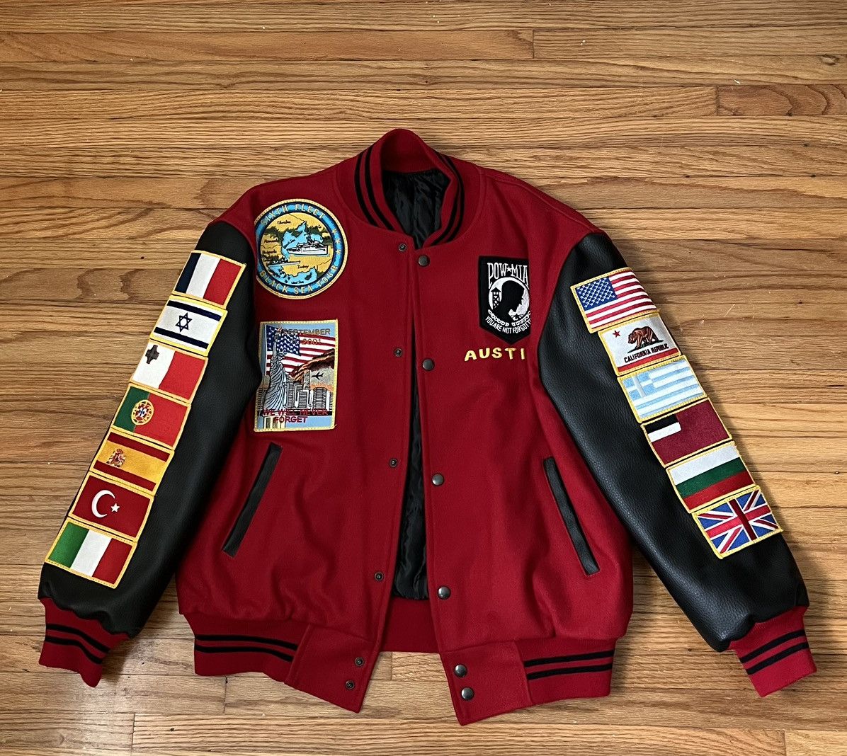 Vintage 2000’s genuine leather military tour jacket Size US XS / EU 42 / 0 - 2 Preview