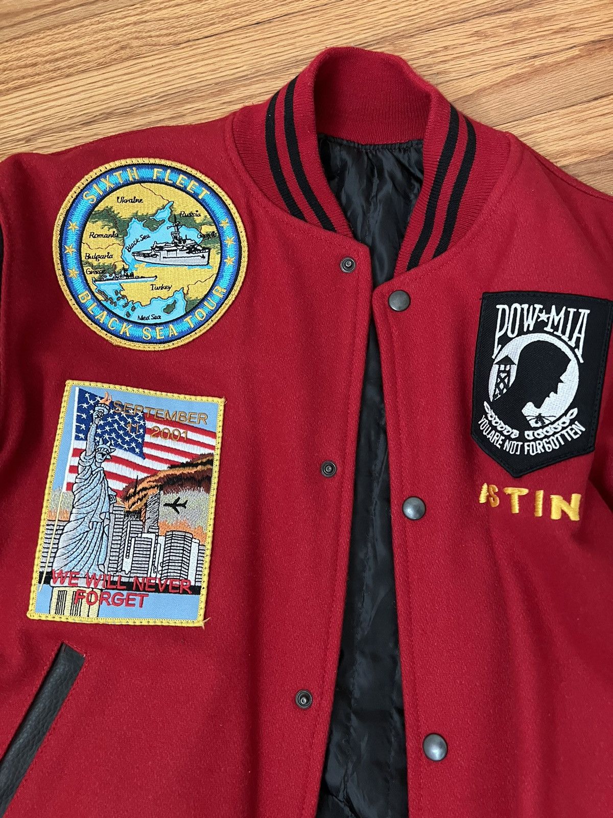Vintage 2000’s genuine leather military tour jacket Size US XS / EU 42 / 0 - 6 Preview