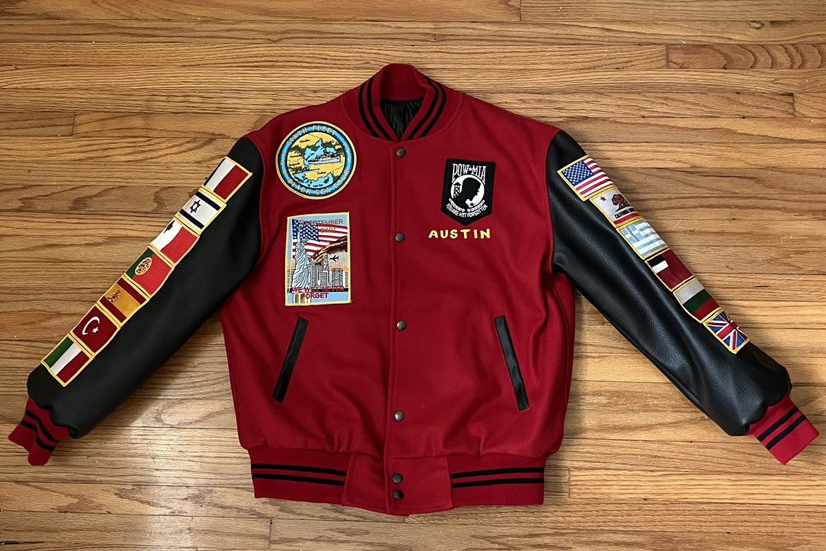 Vintage 2000’s genuine leather military tour jacket Grailed