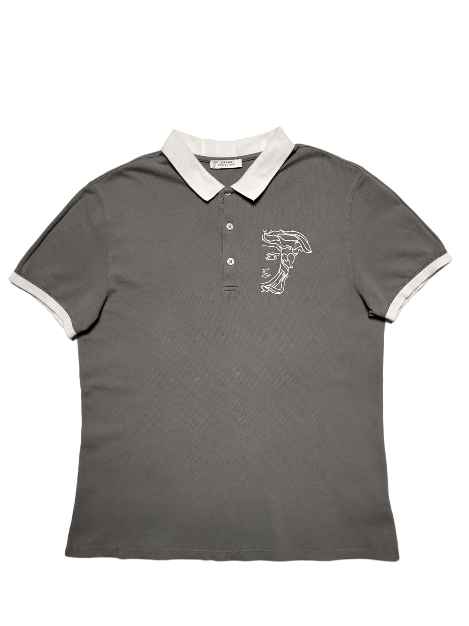 Versace collection medusa polo grey Gianni Versace