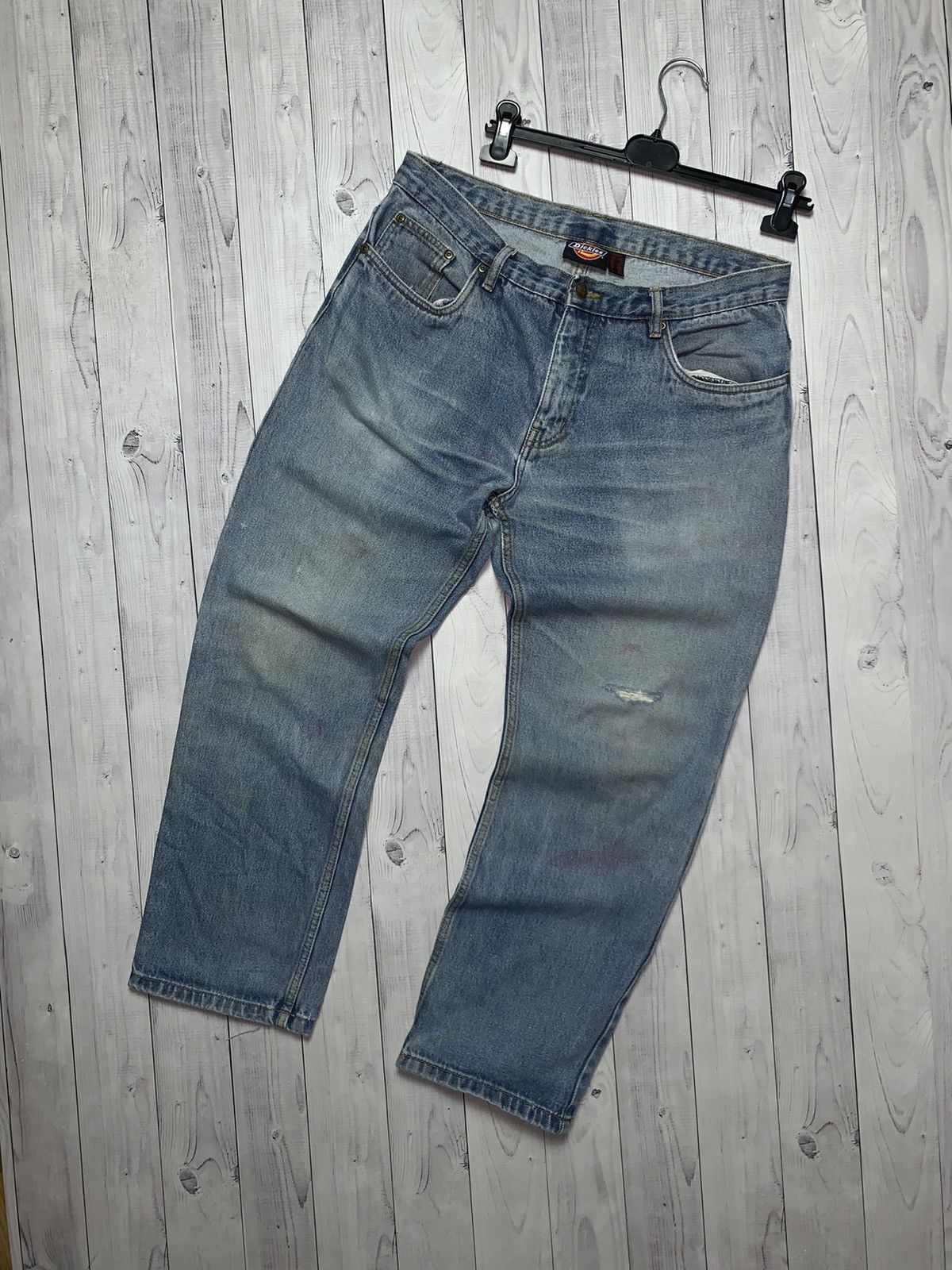 Dickies × Vintage Vintage Dickies denim jeans distressed Size US 34 / EU 50 - 3 Thumbnail