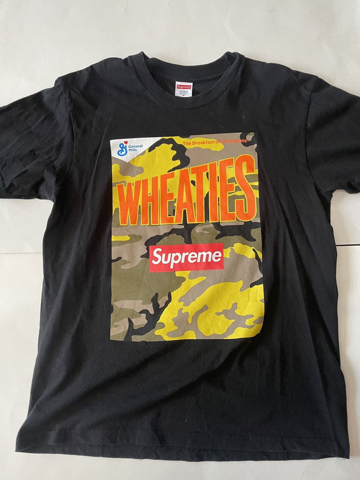 【本物保証 /関税・送料無料】Supreme Wheaties Tee Supreme シュプリーム 21SS Wheaties tee ウィーティーズTシャツ
