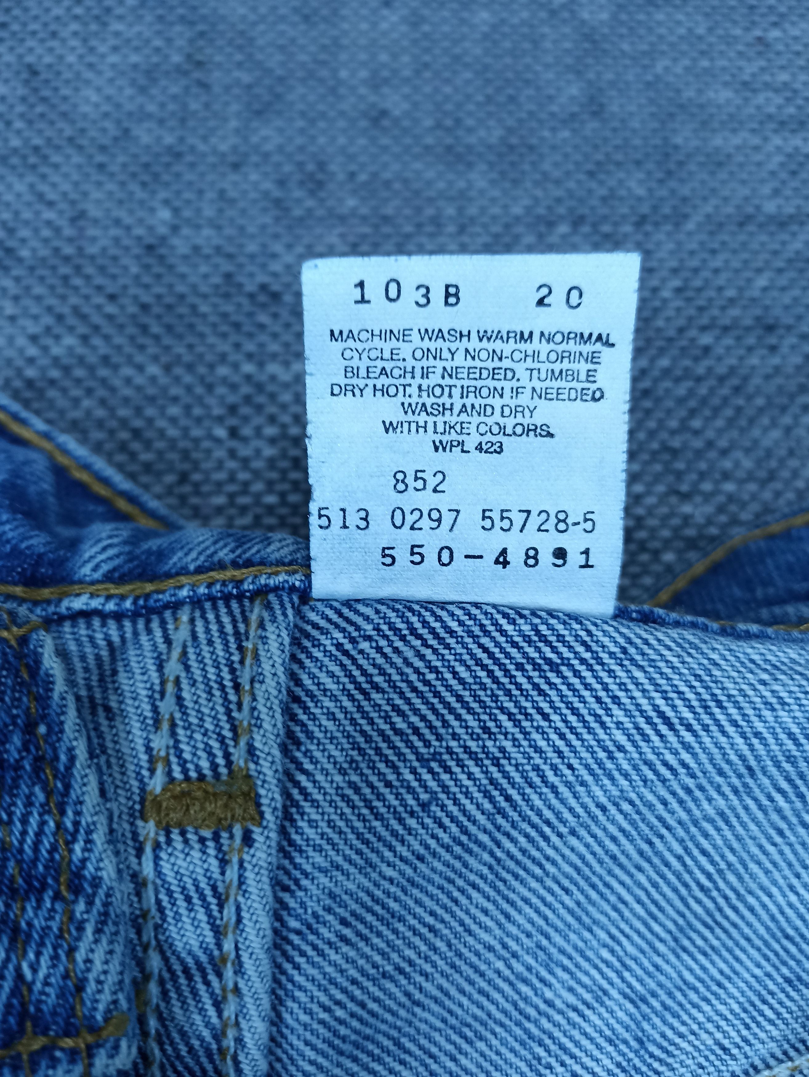 Jean × Levi's × Vintage 90s Vintage Levis 550 Blue Wash Jeans - J121 Size US 33 - 5 Thumbnail