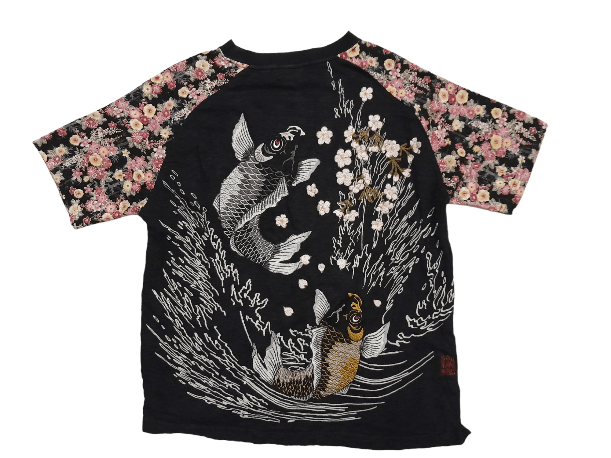 Karakuri Tamashi Sukajan Embroiderred Shirt (E579)