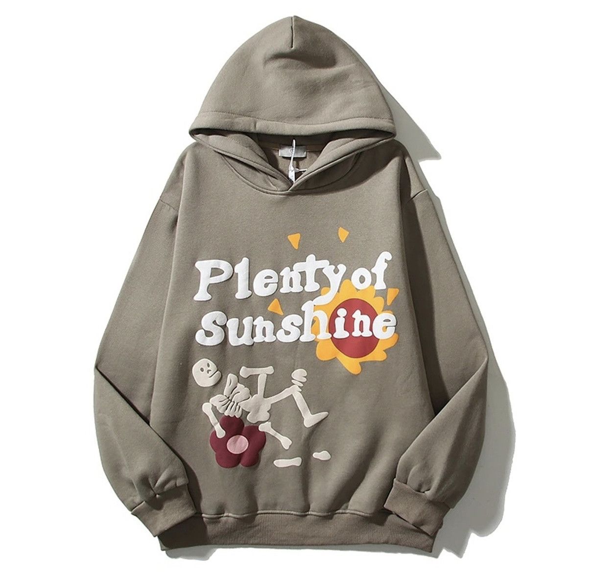 Japanese Brand Skull Skeleton Letter Sunshine Hoodie Size US XL / EU 56 / 4 - 1 Thumbnail