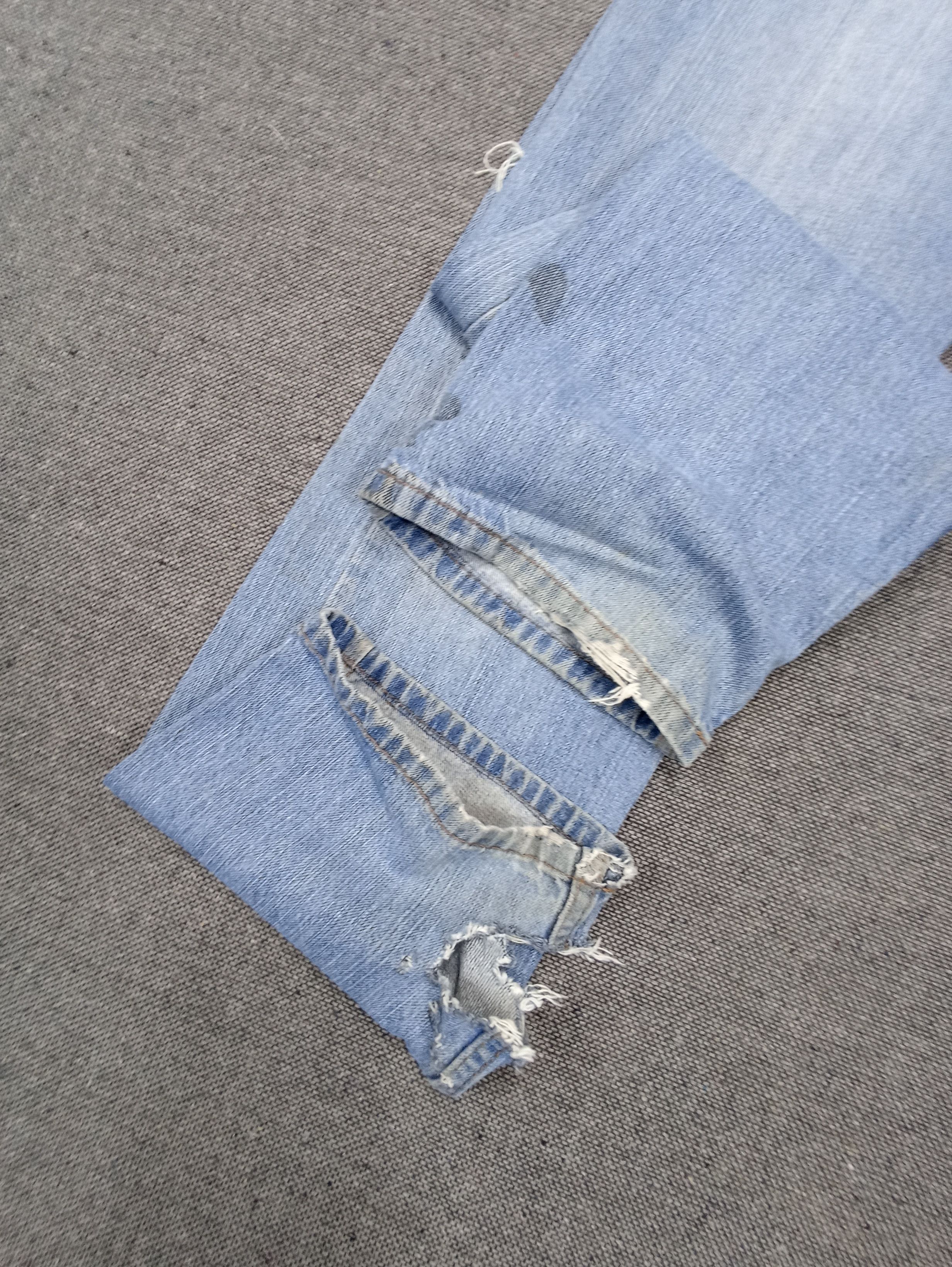 Jean × Levi's × Vintage Vintage Levis 550 Distress Jeans - J129 Size 30" / US 8 / IT 44 - 6 Thumbnail