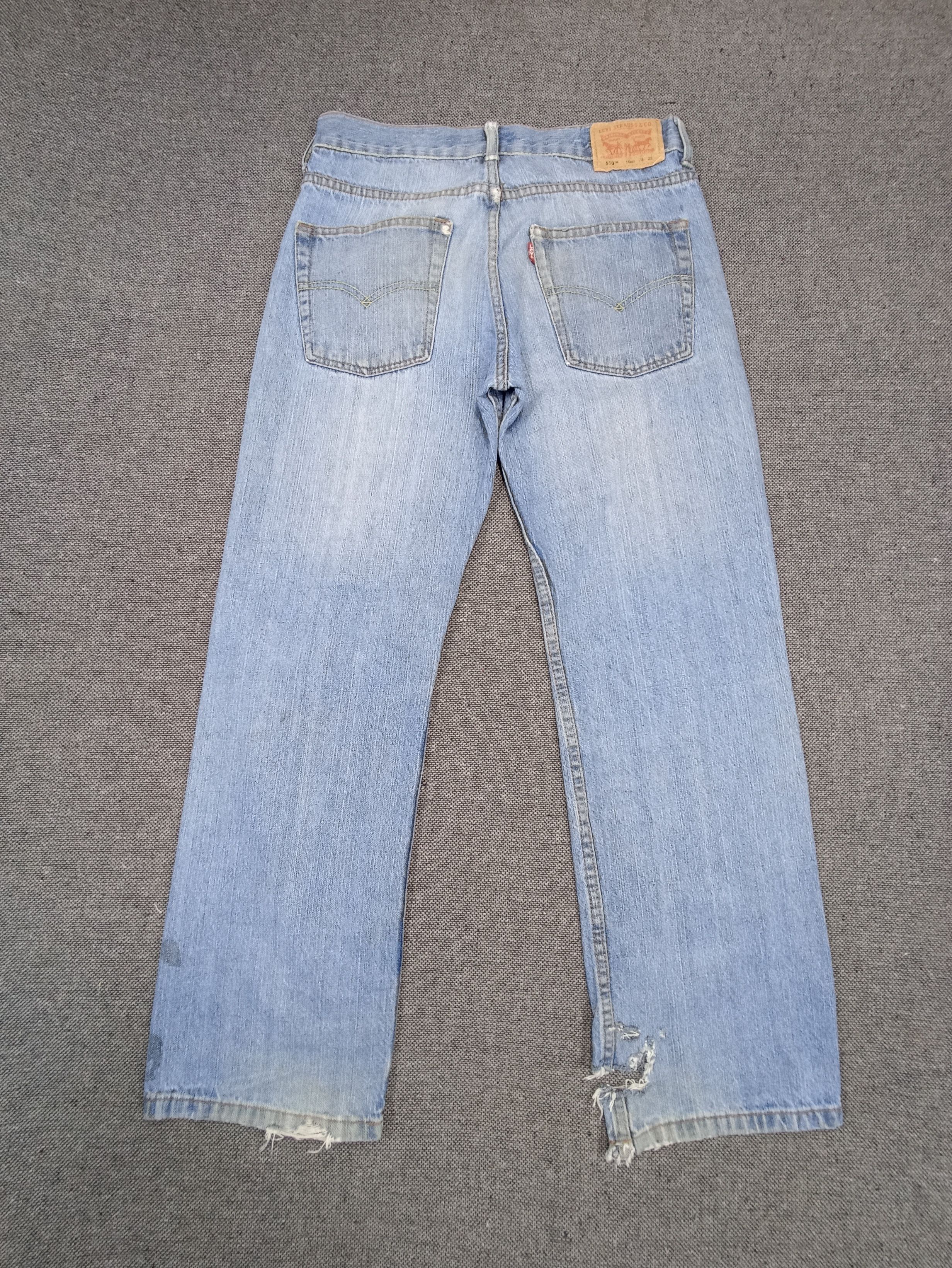 Jean × Levi's × Vintage Vintage Levis 550 Distress Jeans - J129 Size 30" / US 8 / IT 44 - 2 Thumbnail