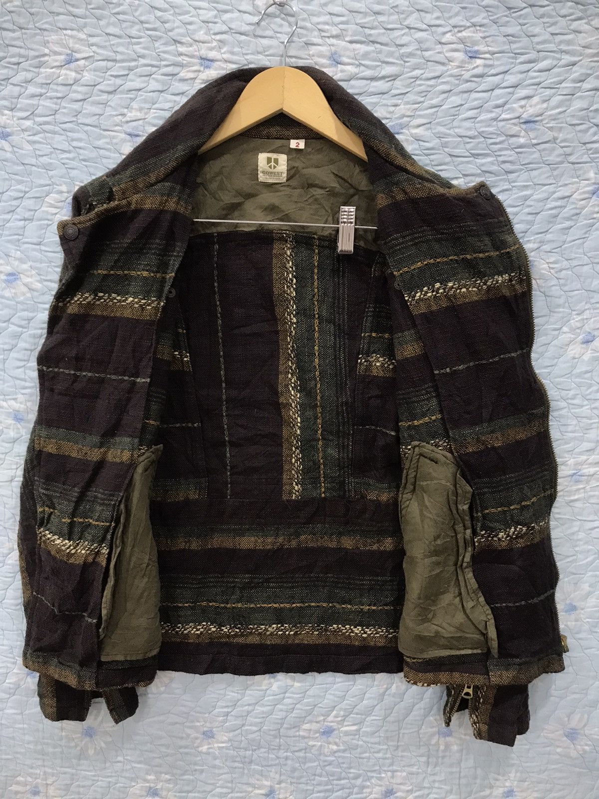 Kapital Kountry 🔥STEALS GOWEST PATCHWORK DOUBLE COLLOR JACKET Size US S / EU 44-46 / 1 - 7 Thumbnail