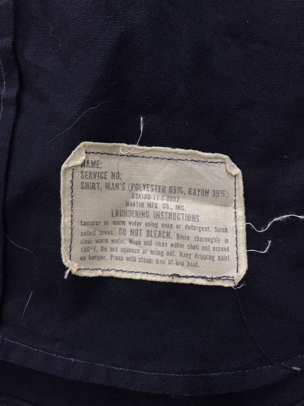 Vintage Vintage US Navy Uniform Sailor LongSleeve1973-1984 Size US XL / EU 56 / 4 - 4 Thumbnail