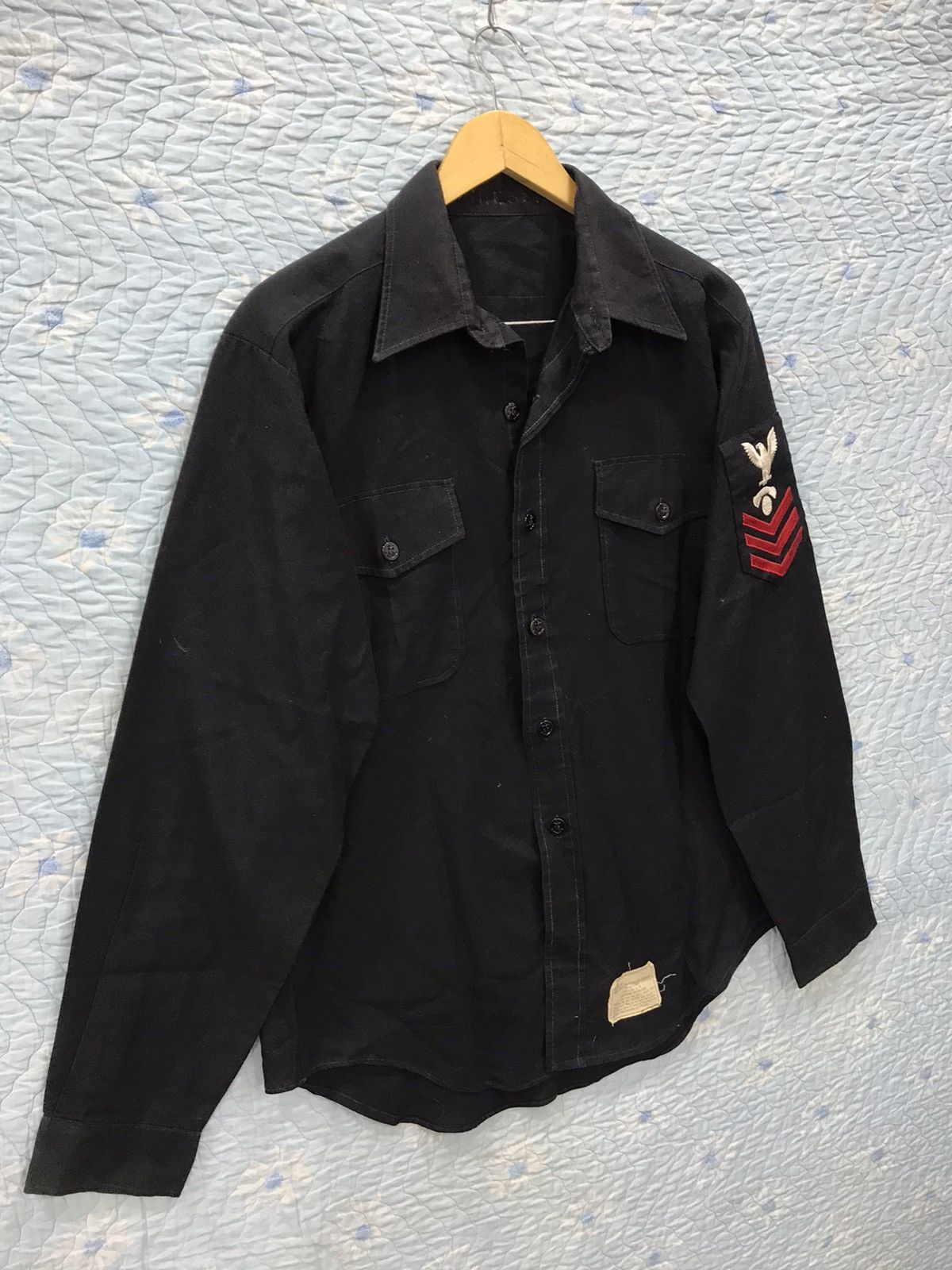 Vintage Vintage US Navy Uniform Sailor LongSleeve1973-1984 Size US XL / EU 56 / 4 - 3 Thumbnail