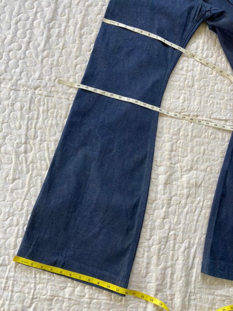 Vintage True Vintage Deadstock 50s Seafarer USN Denim Flare Pant Size US 32 / EU 48 - 10 Thumbnail