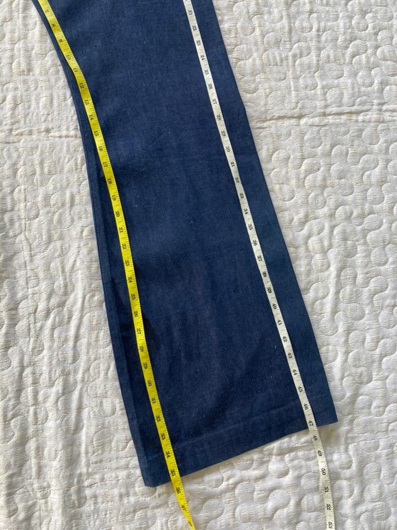 Vintage True Vintage Deadstock 50s Seafarer USN Denim Flare Pant Size US 32 / EU 48 - 9 Thumbnail