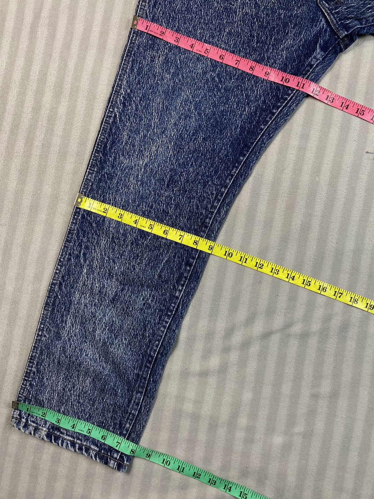 Lee × Vintage Vintage Lee 80s Stone Wash Denim Good Condition Size US 34 / EU 50 - 5 Thumbnail