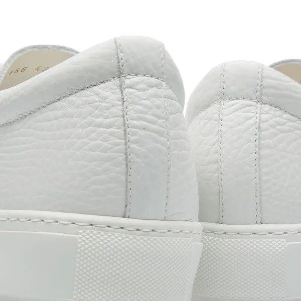 Acne Studios NEW 40 White Adrian Classic Sneakers Grain Leather Shoes Size US 7 / EU 40 - 4 Thumbnail