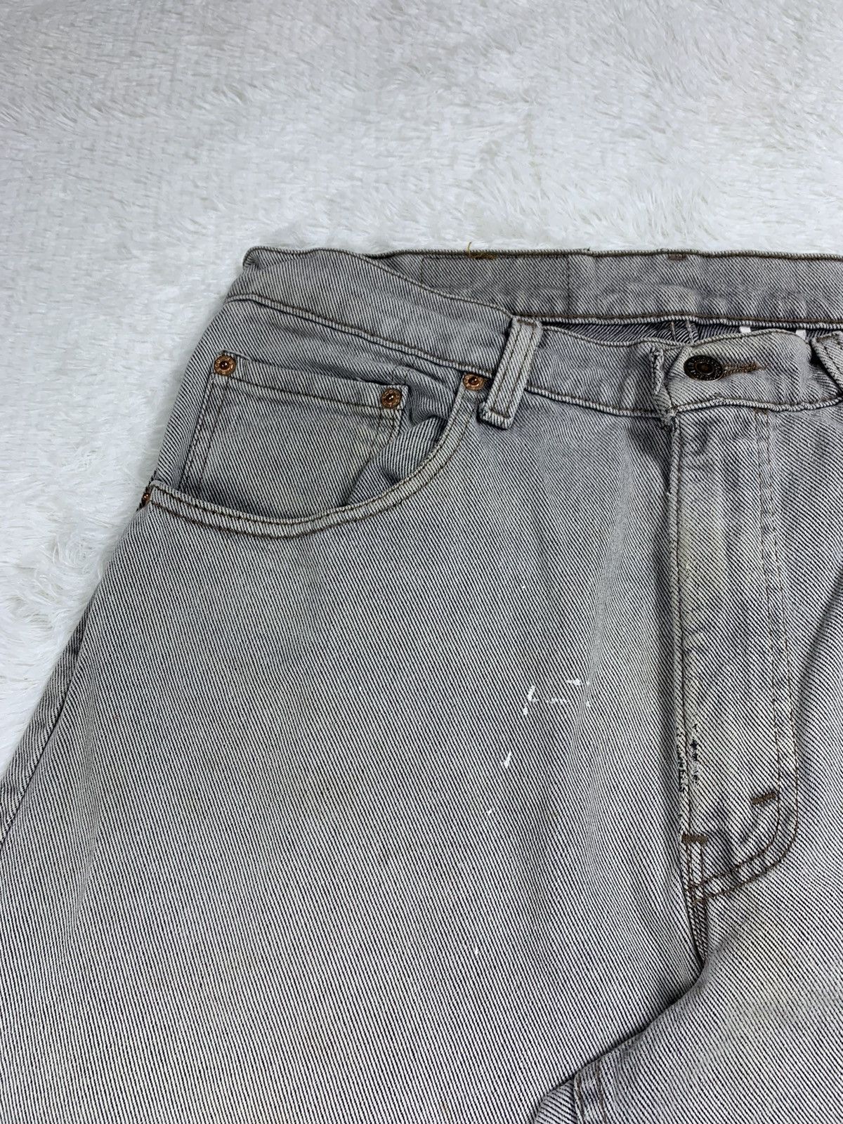 Levi's × Vintage 90's Vintage Levis 560 Light Wash Grey Jeans Size US 33 - 9 Thumbnail