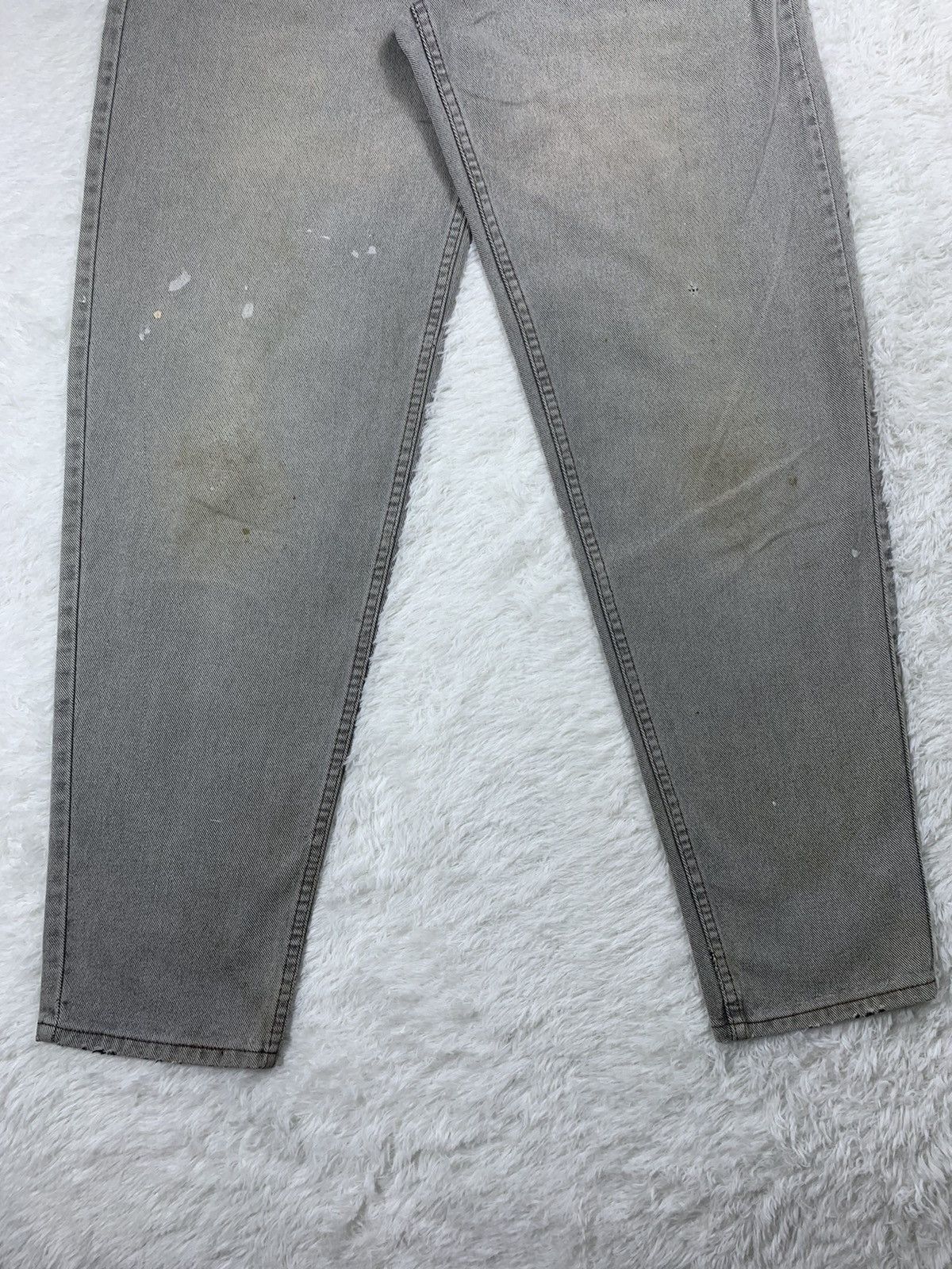 Levi's × Vintage 90's Vintage Levis 560 Light Wash Grey Jeans Size US 33 - 2 Thumbnail