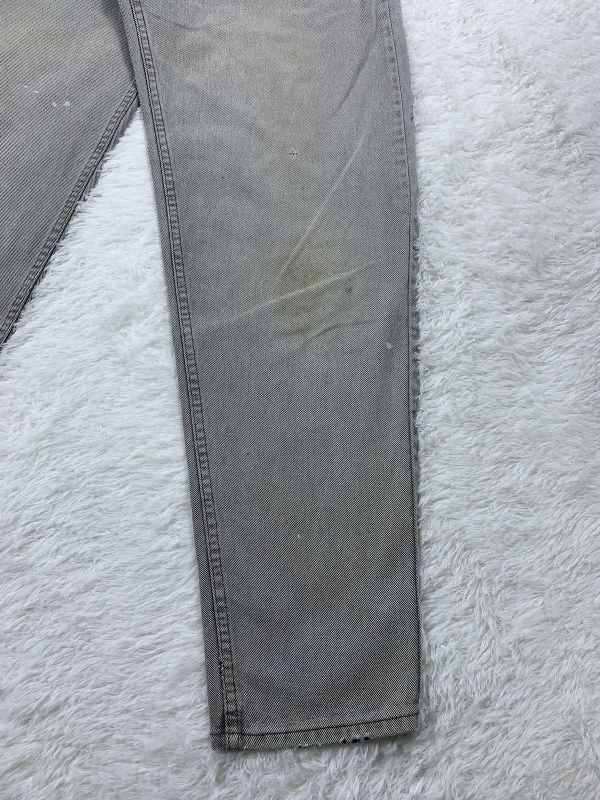 Levi's × Vintage 90's Vintage Levis 560 Light Wash Grey Jeans Size US 33 - 3 Thumbnail