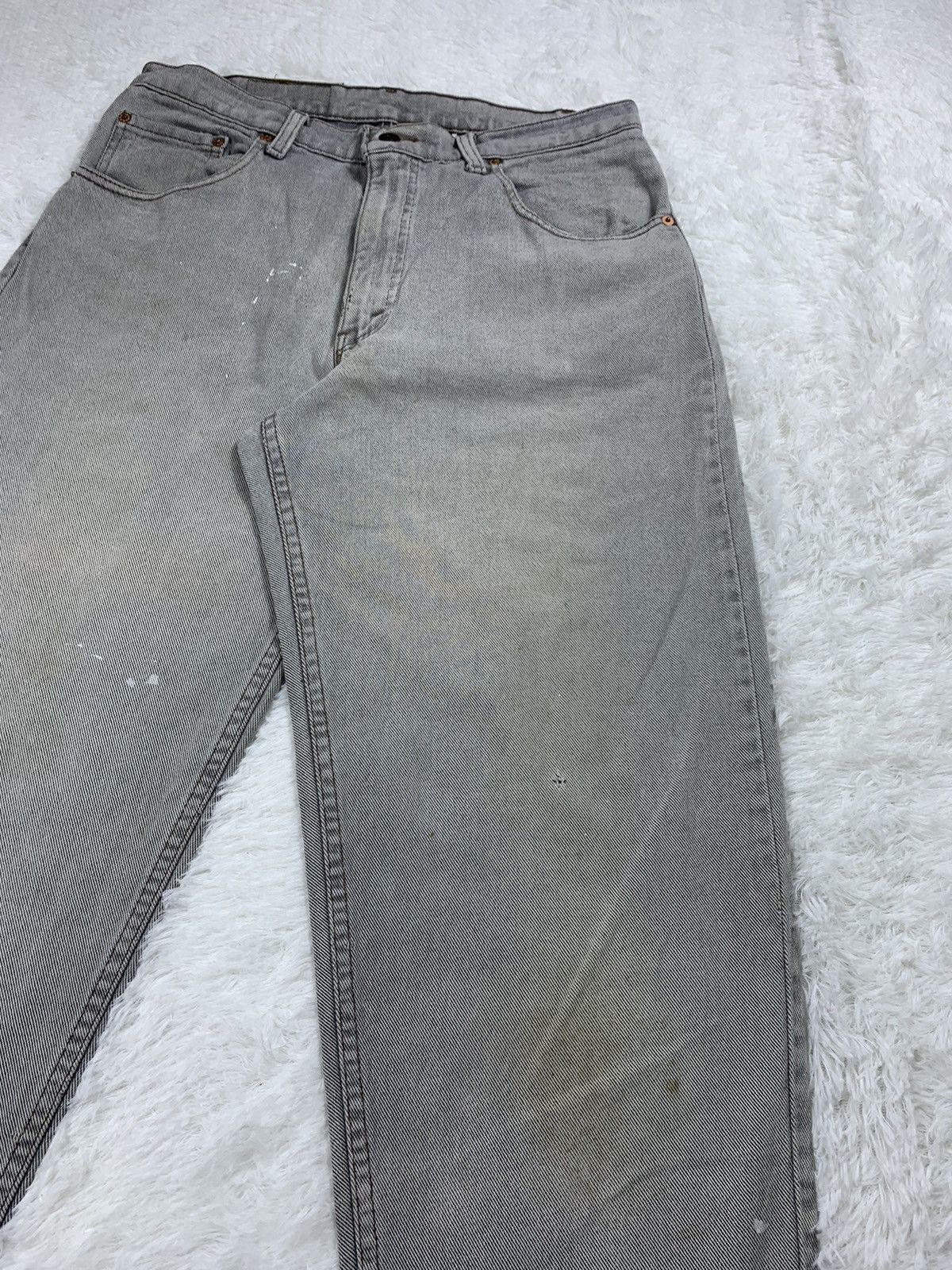 Levi's × Vintage 90's Vintage Levis 560 Light Wash Grey Jeans Size US 33 - 7 Thumbnail