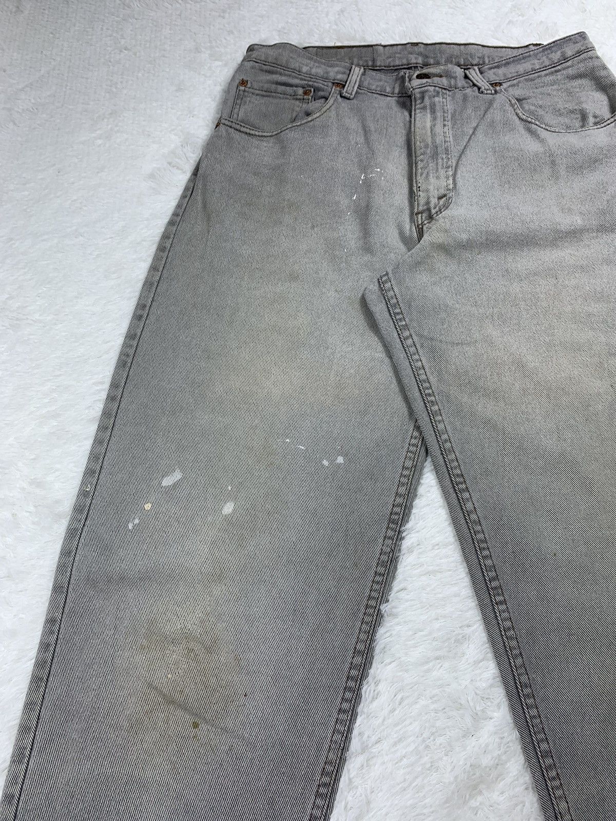 Levi's × Vintage 90's Vintage Levis 560 Light Wash Grey Jeans Size US 33 - 6 Thumbnail