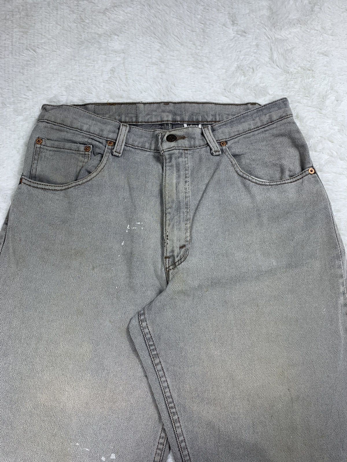 Levi's × Vintage 90's Vintage Levis 560 Light Wash Grey Jeans Size US 33 - 8 Thumbnail