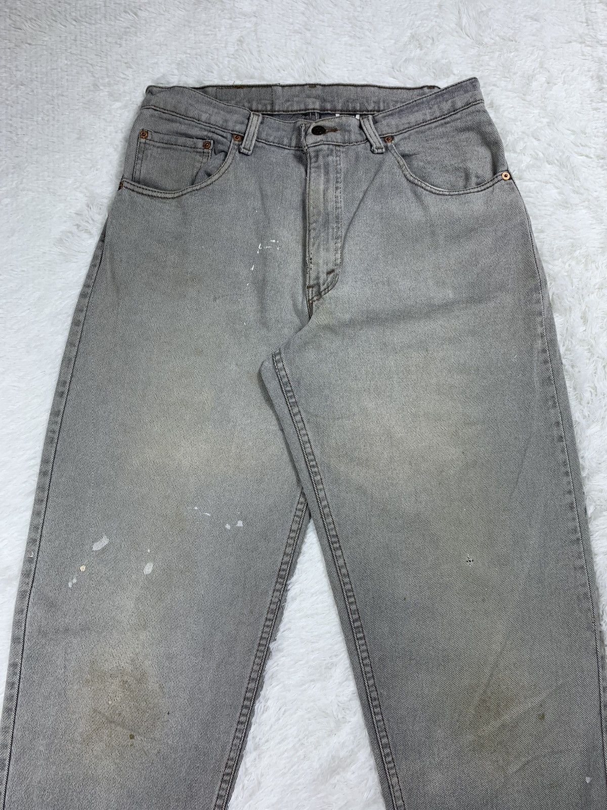 Levi's × Vintage 90's Vintage Levis 560 Light Wash Grey Jeans Size US 33 - 5 Thumbnail