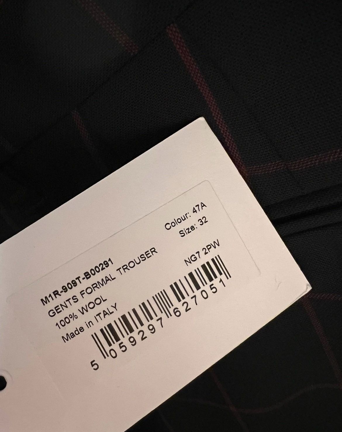 Paul Smith NEW sz32 Slim Windowpane Check Loro Piana Wool Trouser Pants Size US 32 / EU 48 - 7 Thumbnail