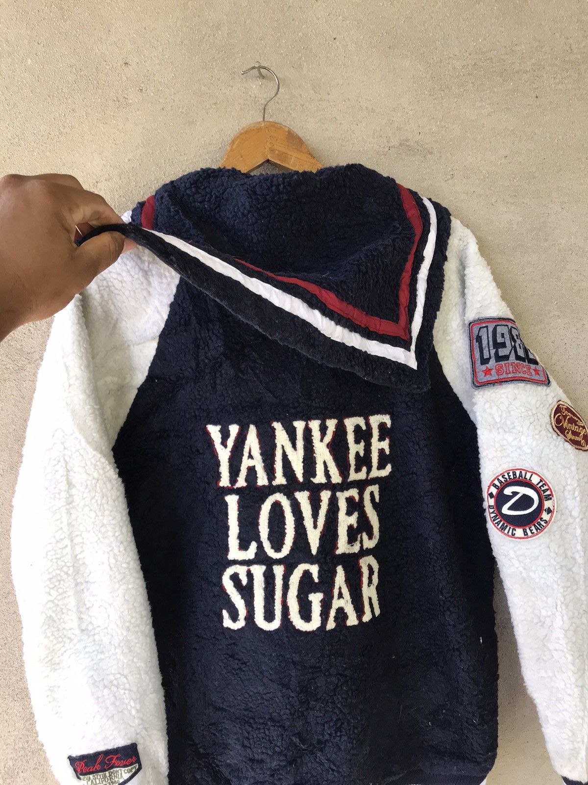 MLB RARE VINTAGE YANKEES FULL ZIPPER JACKET Size US L / EU 52-54 / 3 - 5 Thumbnail