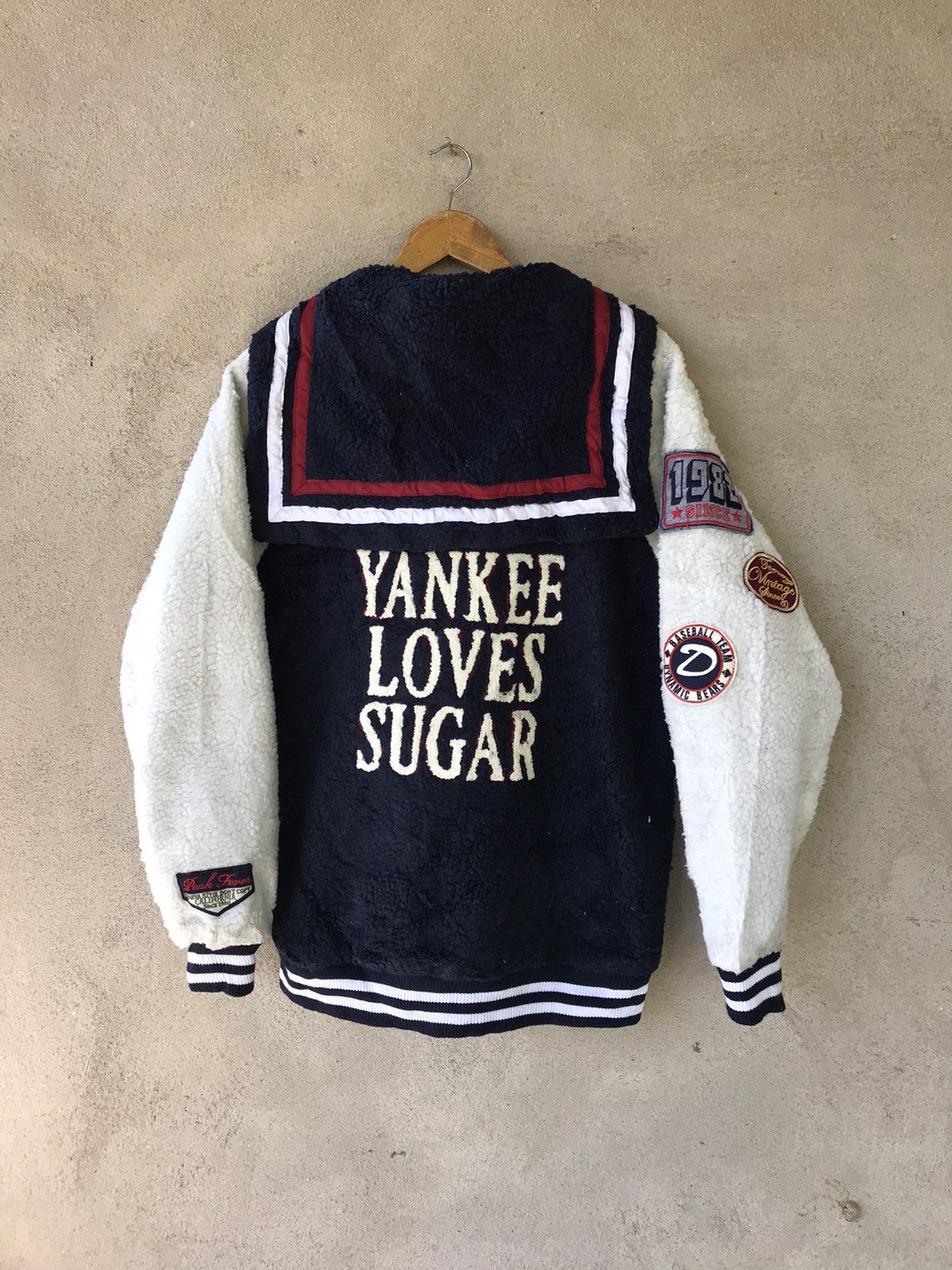 MLB RARE VINTAGE YANKEES FULL ZIPPER JACKET Size US L / EU 52-54 / 3 - 2 Thumbnail