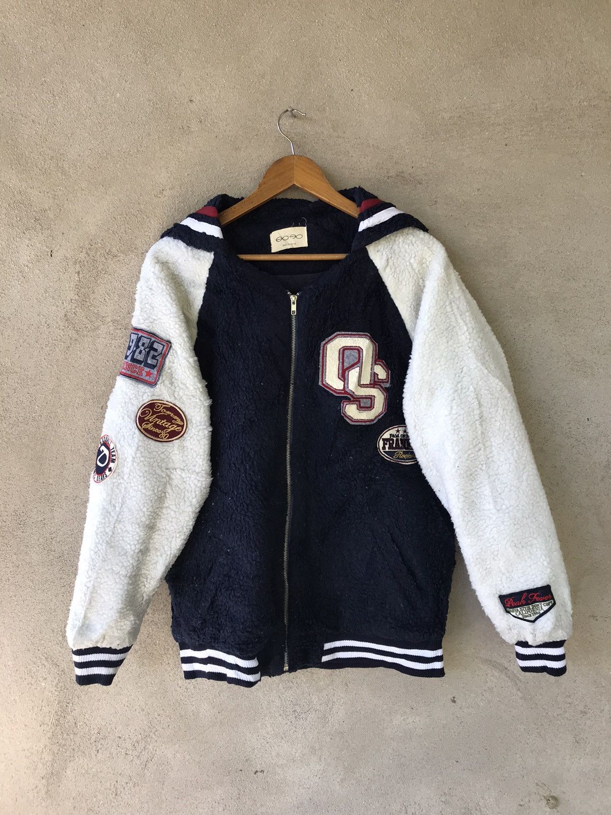 MLB RARE VINTAGE YANKEES FULL ZIPPER JACKET Size US L / EU 52-54 / 3 - 6 Thumbnail