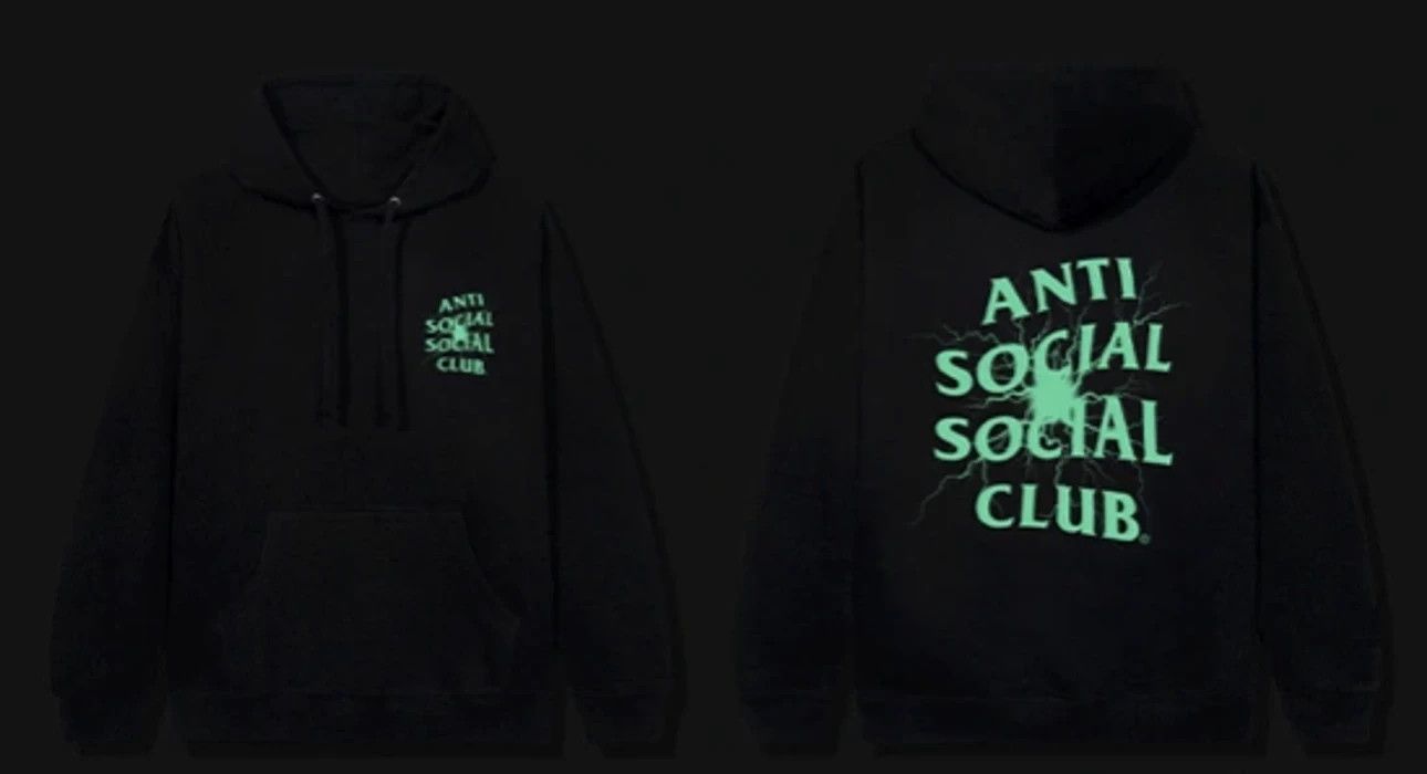 Anti Social offers Social Club “PAIN” Hoodie (GITD)