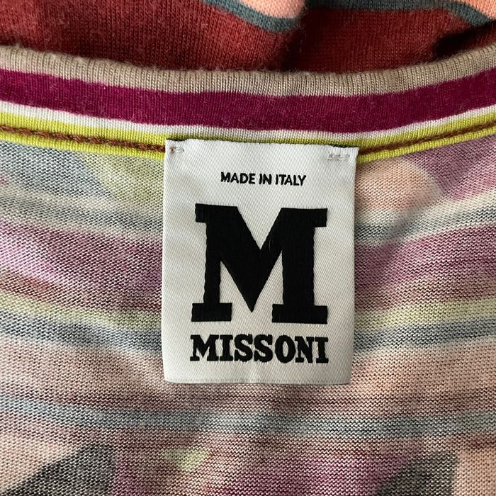 Missoni M by Missoni Striped Geometric Print Sleeveless Shift Dress