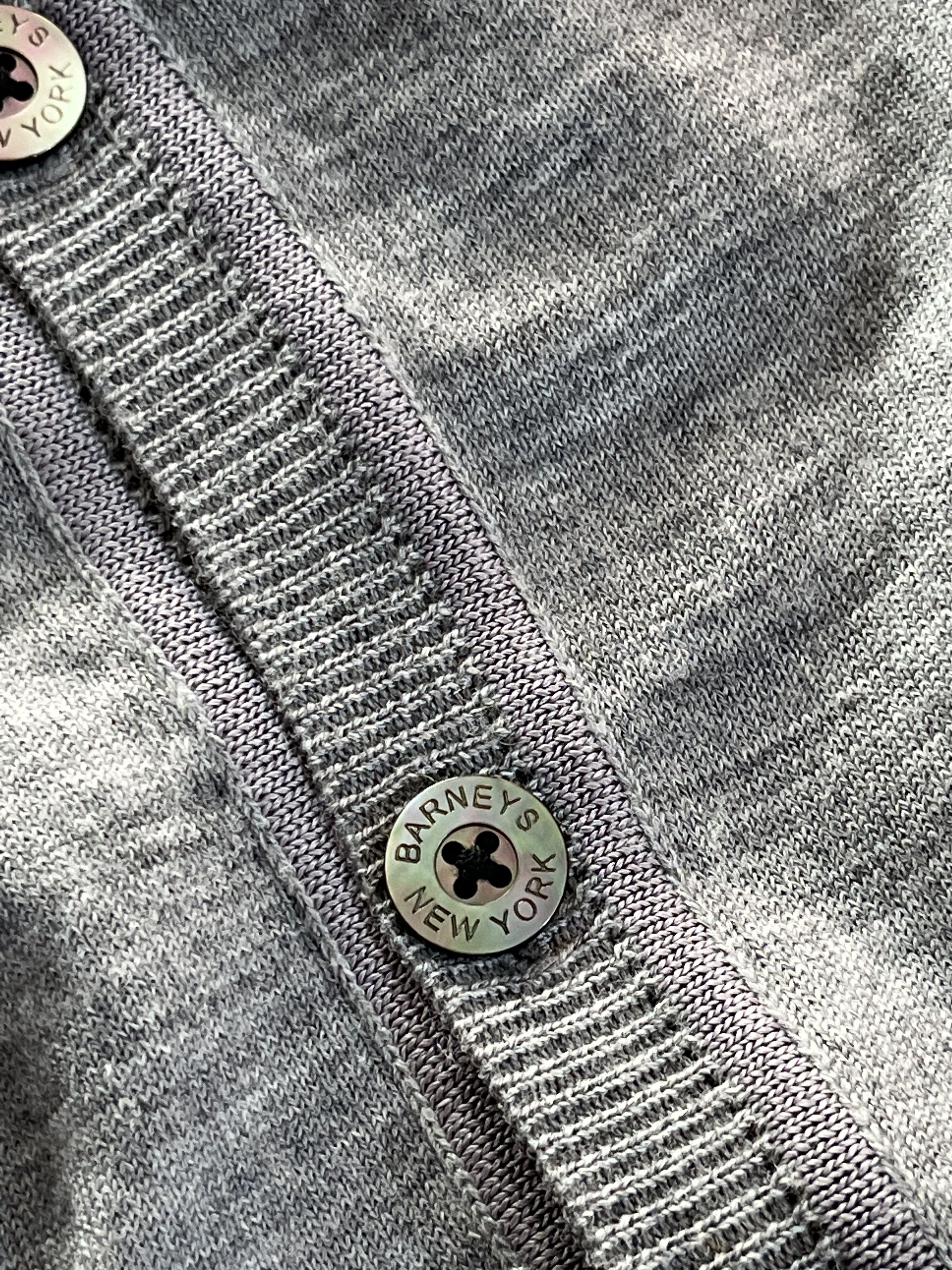 Barneys New York Barneys New York Japan Version Wool Fine Knit Mens Grey Vest Size US S / EU 44-46 / 1 - 15 Thumbnail