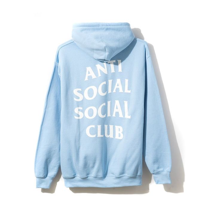 Anti social social club sky is store falling hoodie