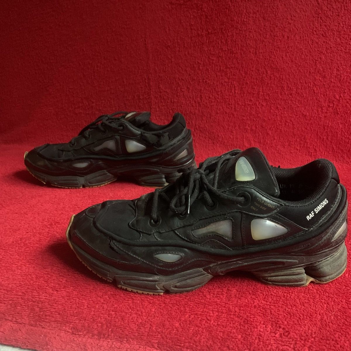 adidas x raf simons ozweego bunny black