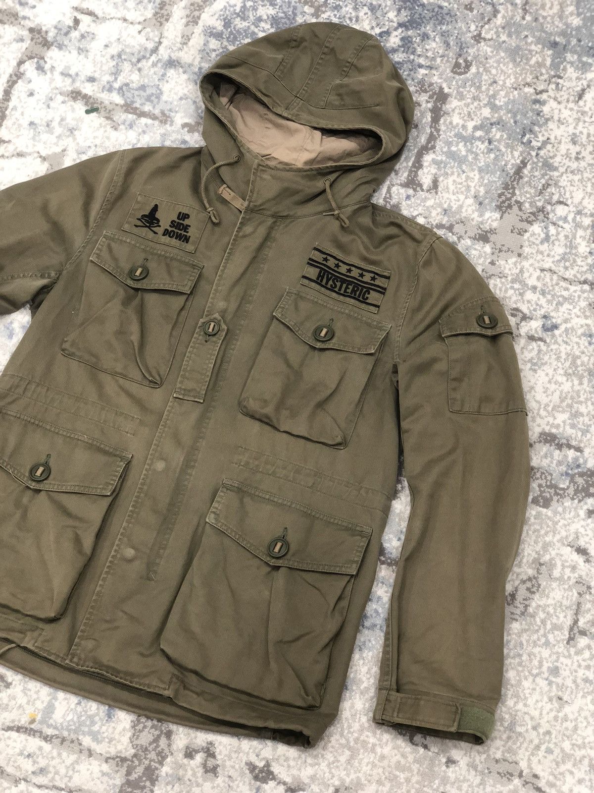 Hysteric Glamour HYSTERIC GLAMOUR Tactical M65 Style Hoodie Jacket Size US L / EU 52-54 / 3 - 2 Thumbnail