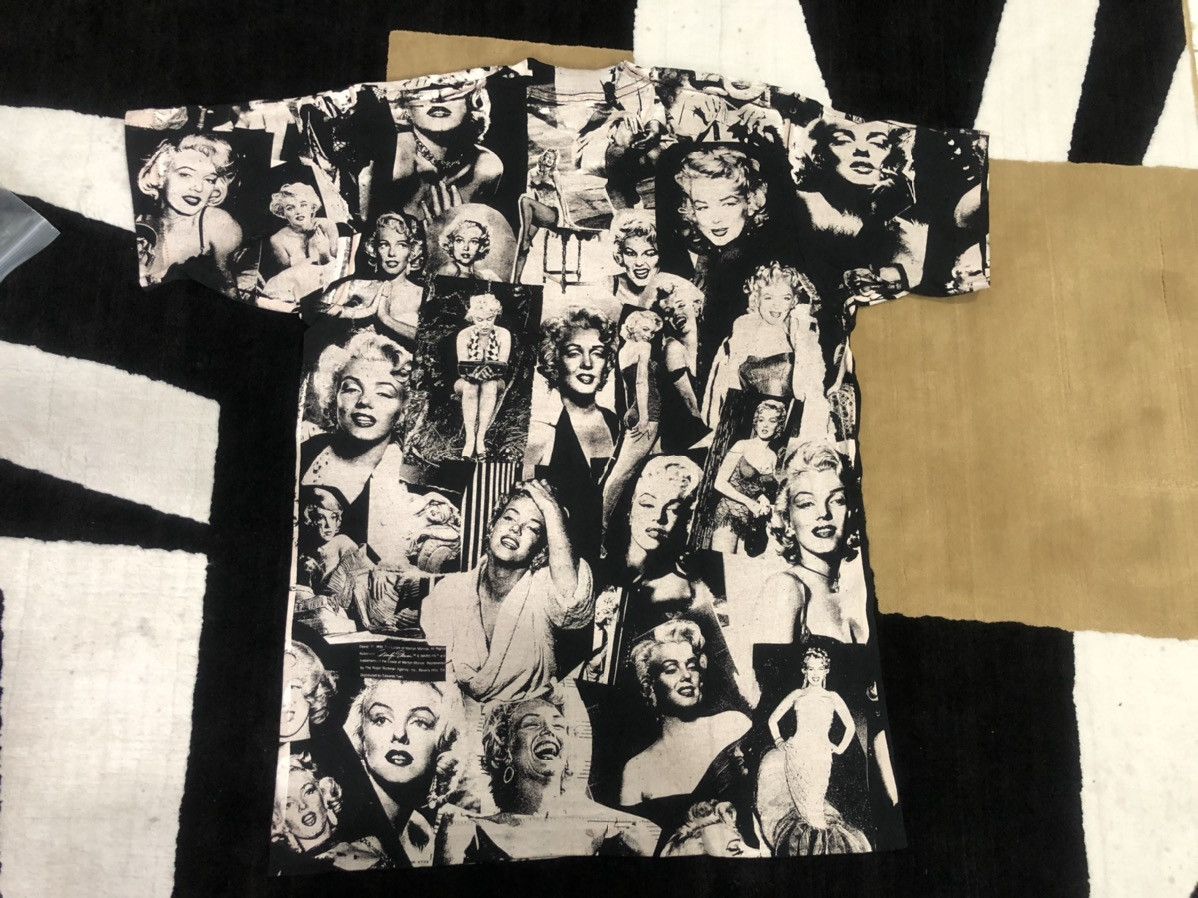 Fruit Of The Loom × Vintage Rare NOS Vintage 1993 Full Print Marilyn Monroe Size US M / EU 48-50 / 2 - 2 Thumbnail