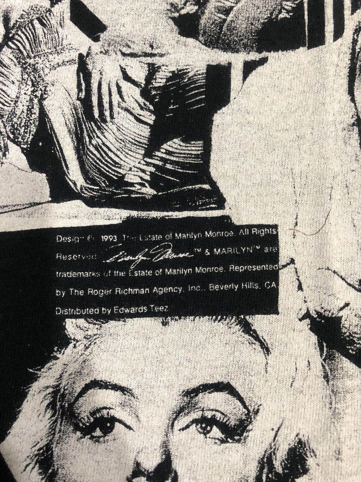 Fruit Of The Loom × Vintage Rare NOS Vintage 1993 Full Print Marilyn Monroe Size US M / EU 48-50 / 2 - 4 Thumbnail