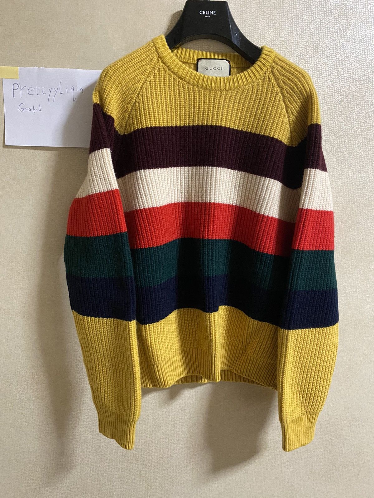 Gucci Gucci striped sweater as worn by Harry styles Size US M / EU 48-50 / 2 - 2 Thumbnail