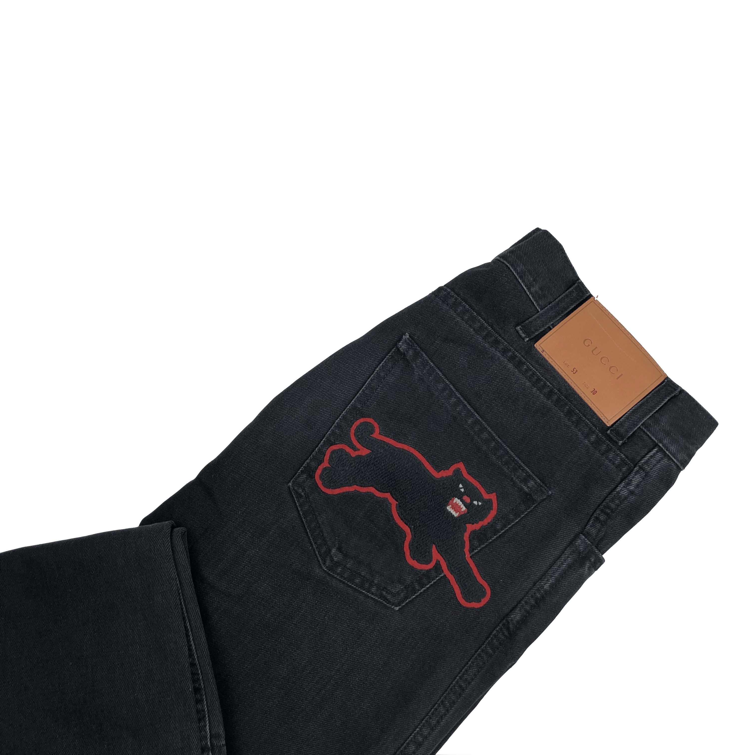 Gucci Gucci Pocket Embroidered Jeans Size US 30 / EU 46 - 4 Thumbnail