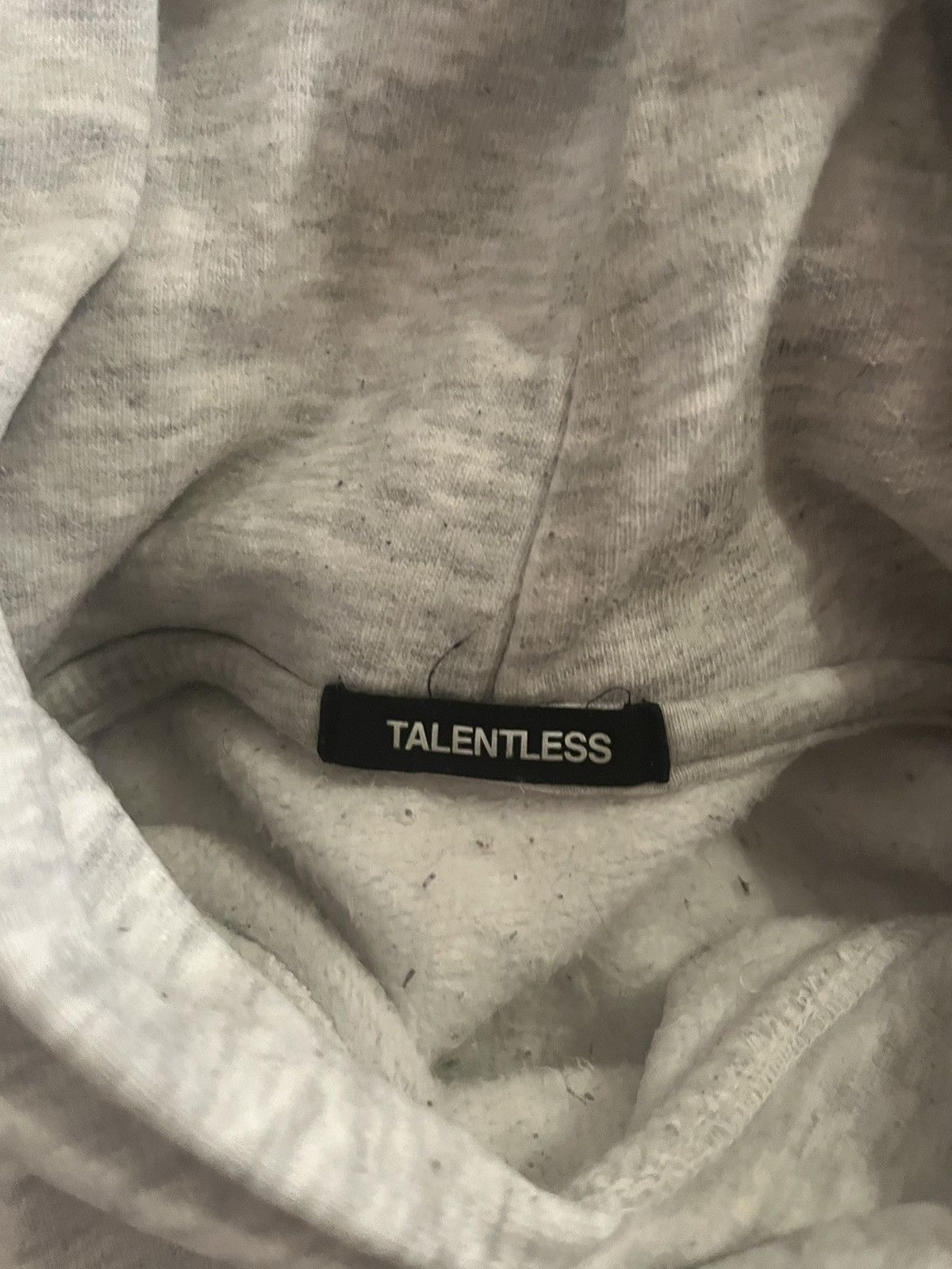 Talentless Talentless Heather Grey Hoodie Size US XL / EU 56 / 4 - 3 Thumbnail
