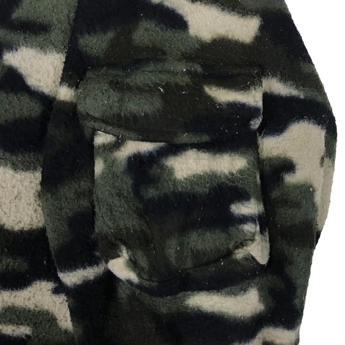 Vintage Aiuola Sports Camouflage Military Jacket Sweater