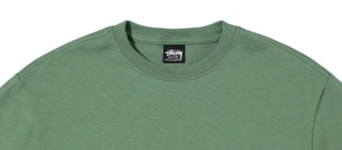 Stussy Basic Tee Shirt Green FW22