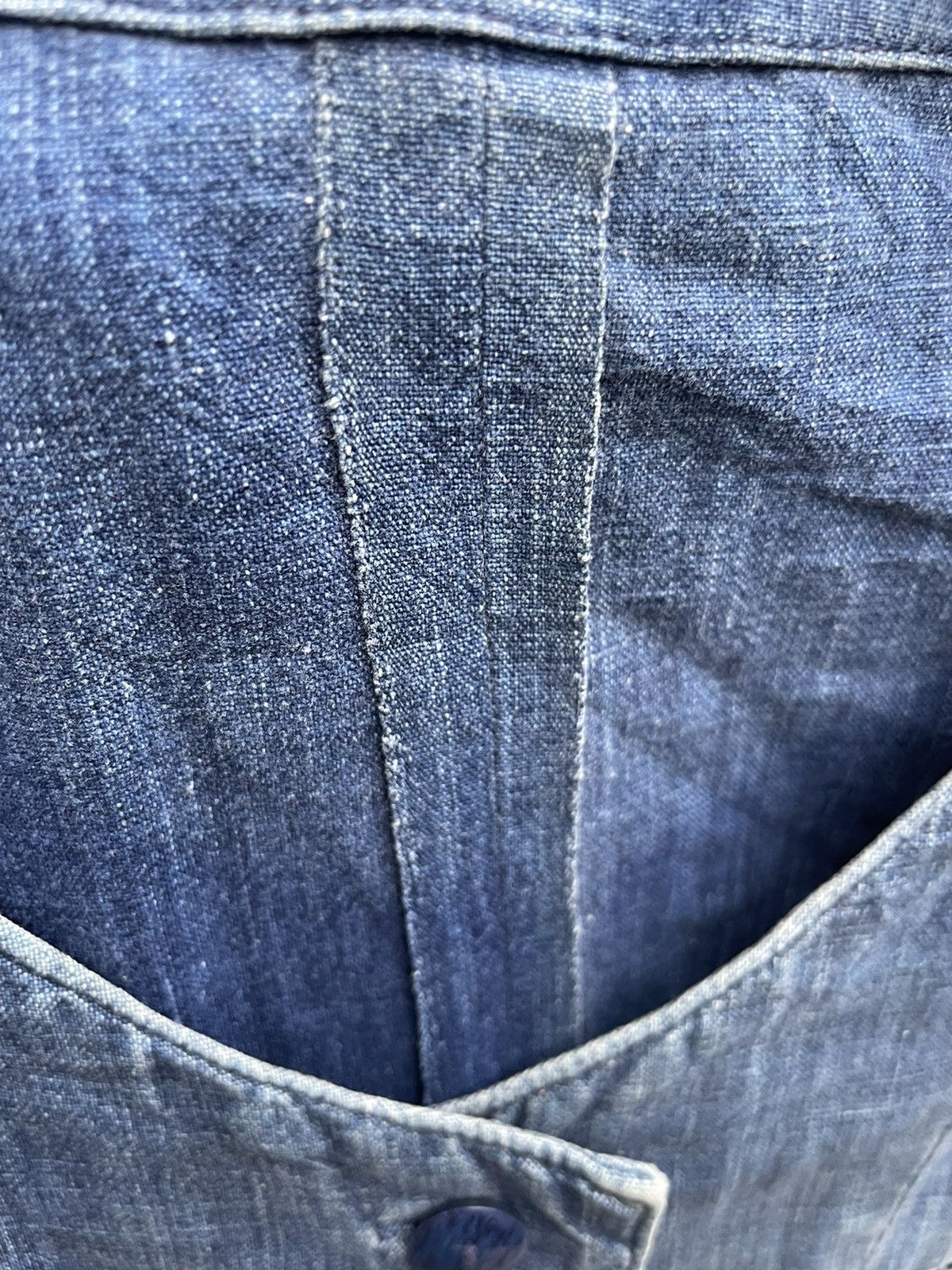 Vintage Vintage Unknown Denim Shirt Size US M / EU 48-50 / 2 - 8 Thumbnail