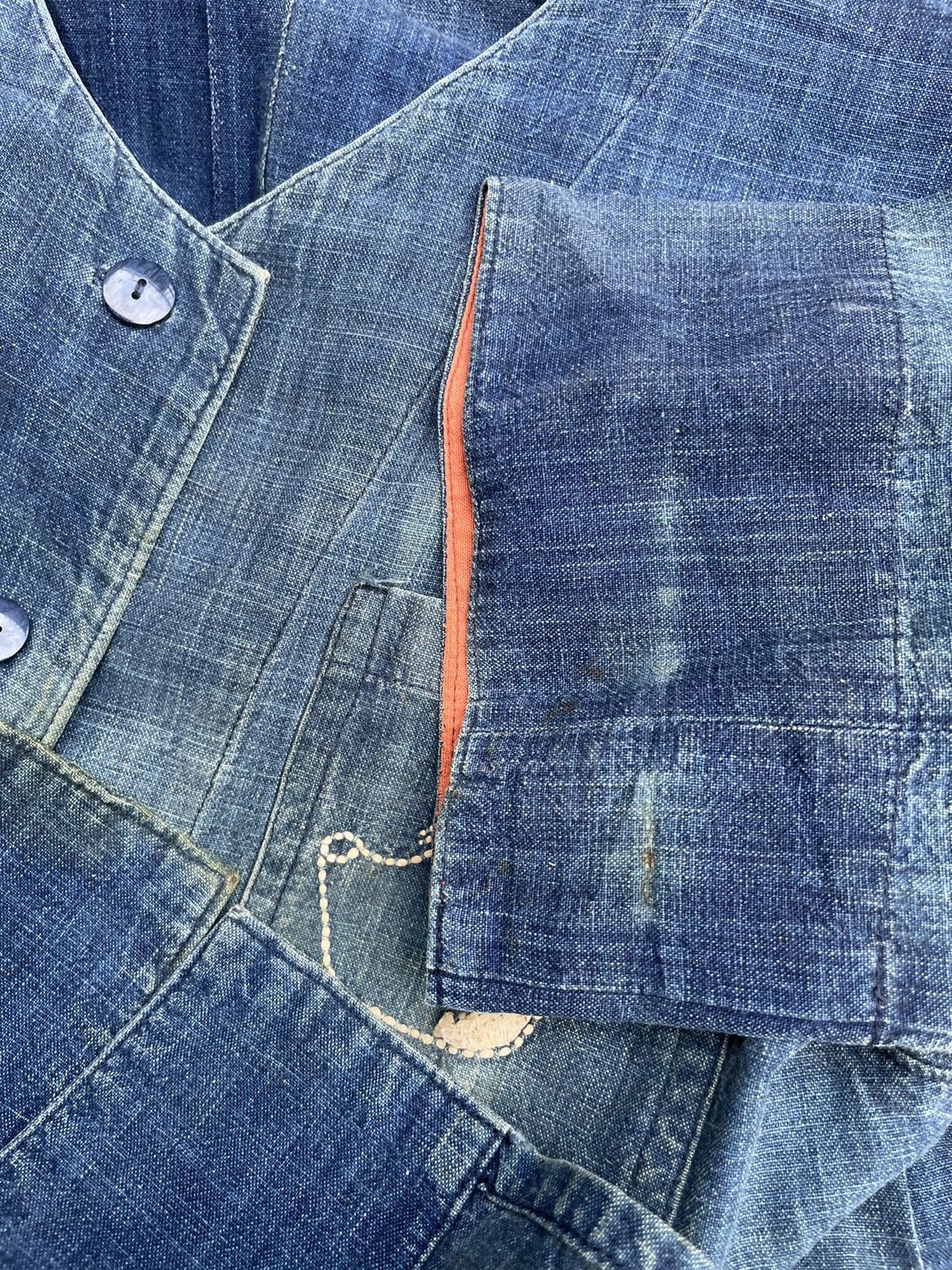 Vintage Vintage Unknown Denim Shirt Size US M / EU 48-50 / 2 - 9 Thumbnail